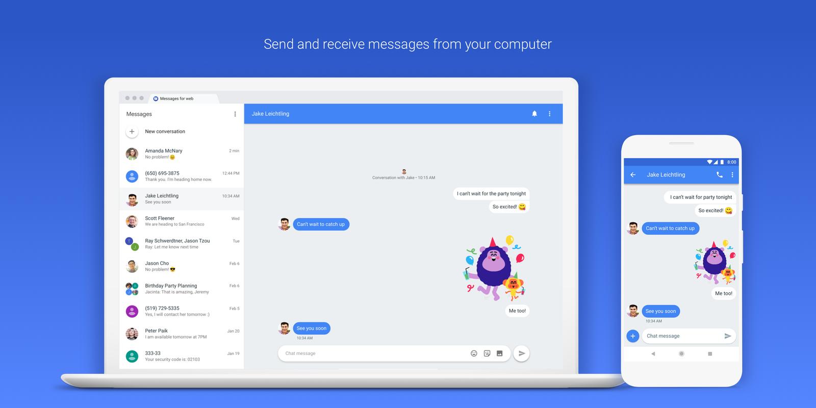 free download messages app for pc